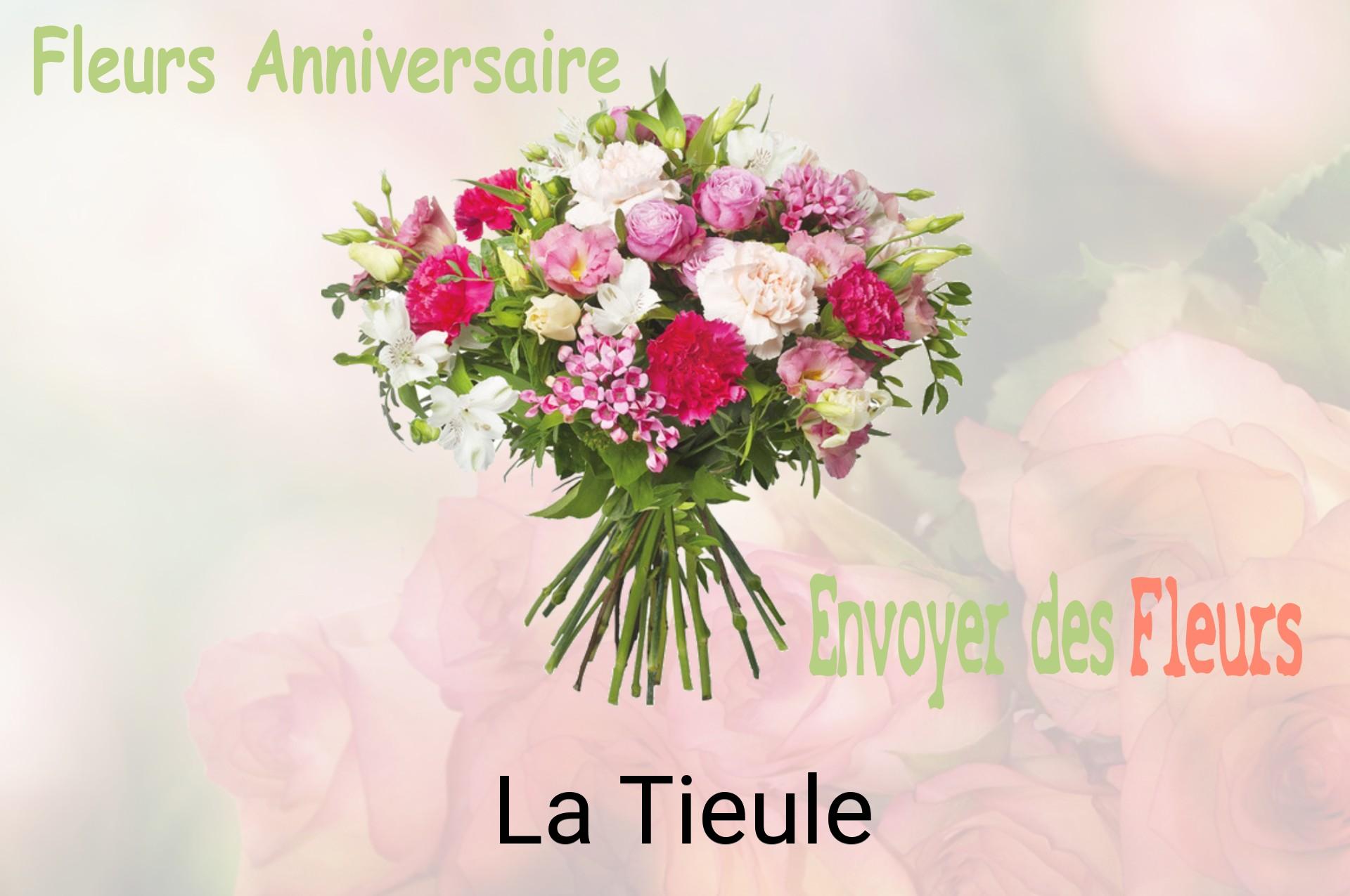Bouquet de fleurs d’anniversaire livré à La Tieule